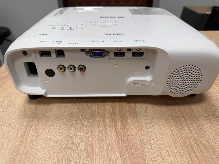 Projektor LCD Epson EB-FH52 biały FULL HD