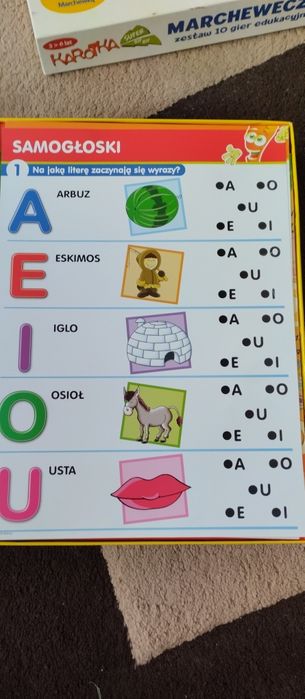 Gra marcheweczka ABC słowa i zdania