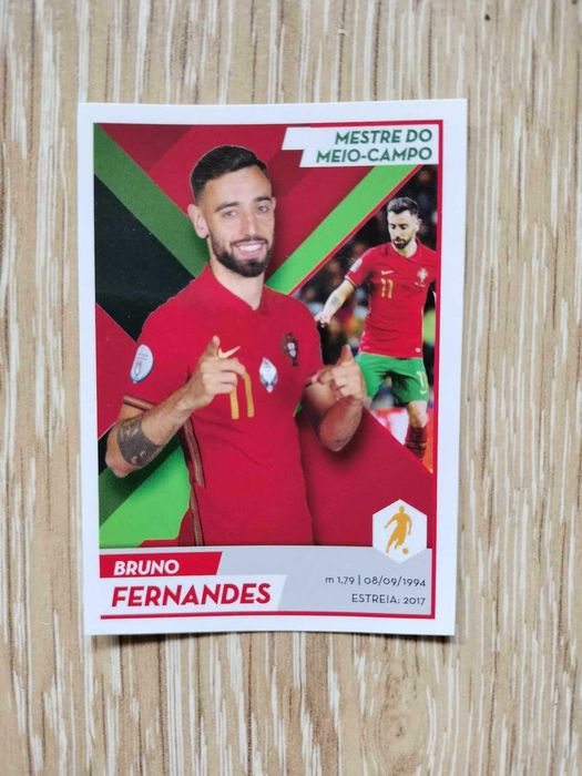 Cromo Bruno Fernandes FPF Portugal