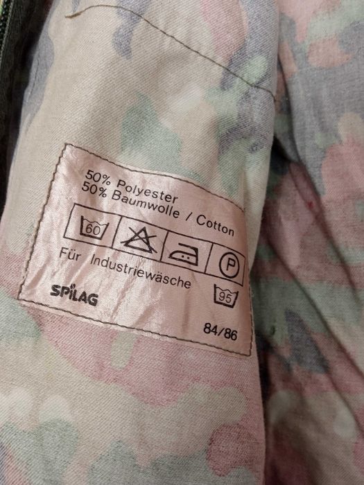 Casaco militar camuflado TAZ83 Alpenflage Exército Suíço M83