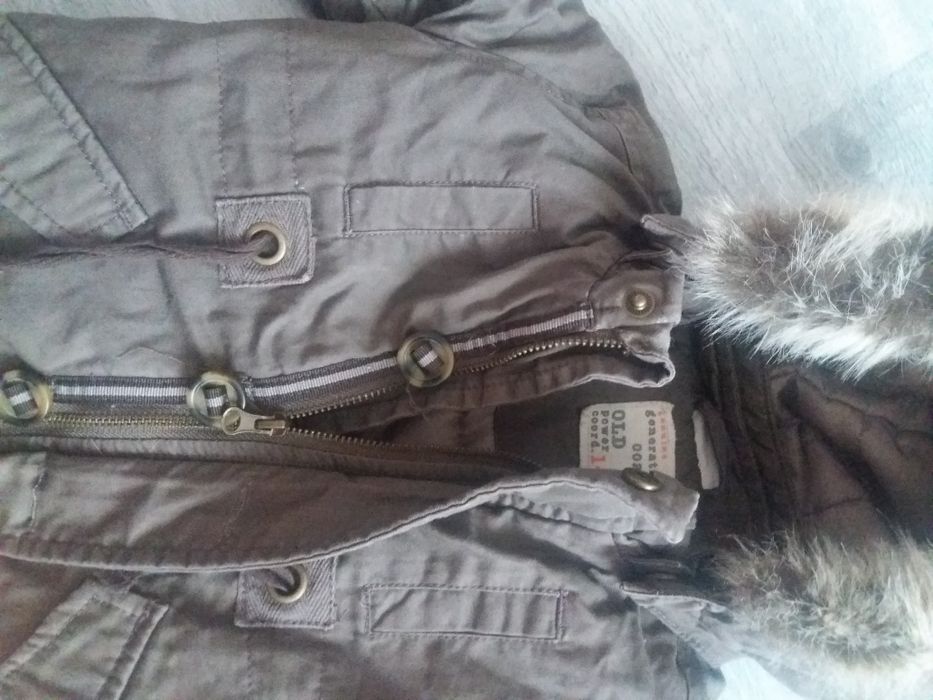 zimowa kurtka chłopięca ciepła alaska 4-6m