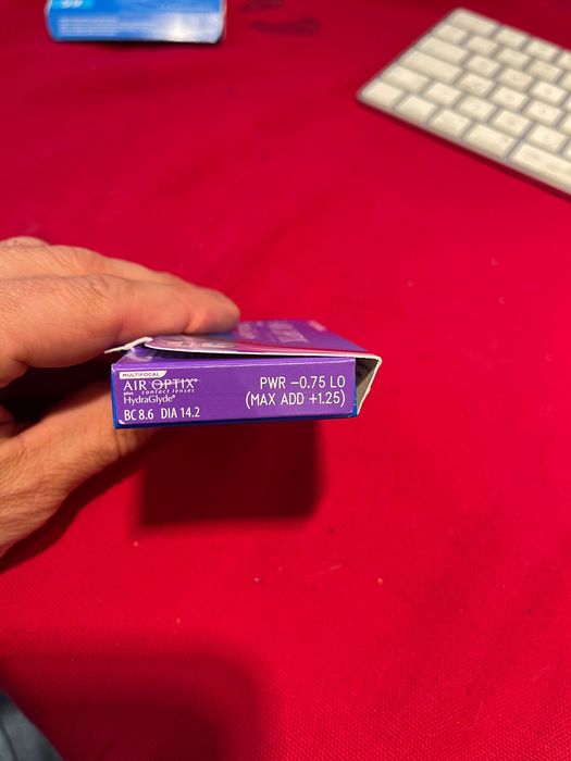 Soczewki miesięczne optix plus hydraGlade -1,5 max add +1,25 5 sztuk !