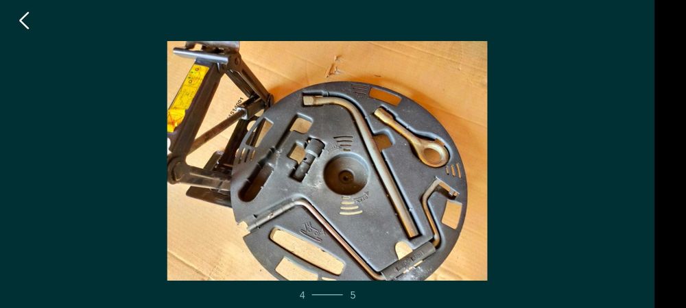 Kit roda suplente sobressalente Fiat Punto