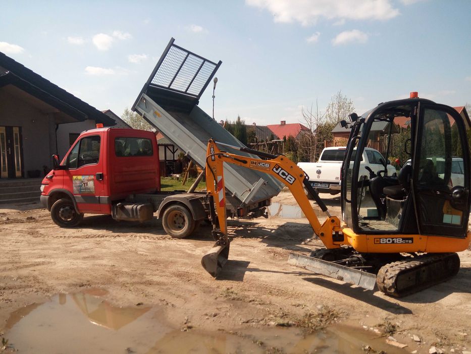 Usługi minikoparką pionki , Radom , Zwoleń , Kozienice  i okolice.