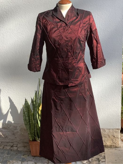 Vestido de cerimonia de duas peças