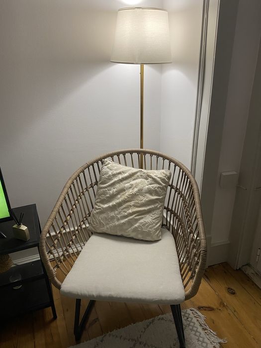 Cadeira de vime ou rattan