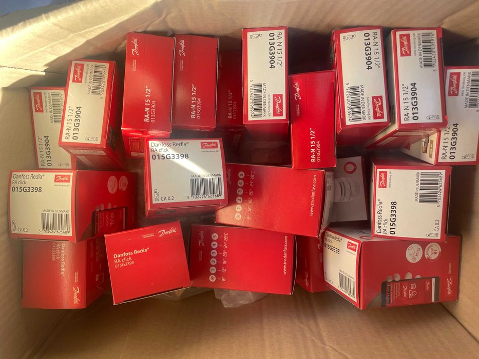 Danfoss zawór i głowica   Nowe  35 sztuk