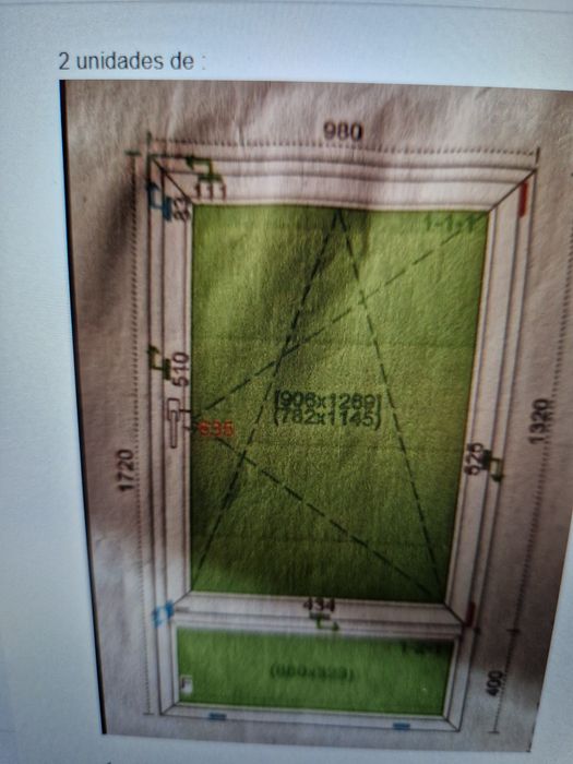 4 Janelas de aluminio para reciclar levantar em obra Viana do Castelo