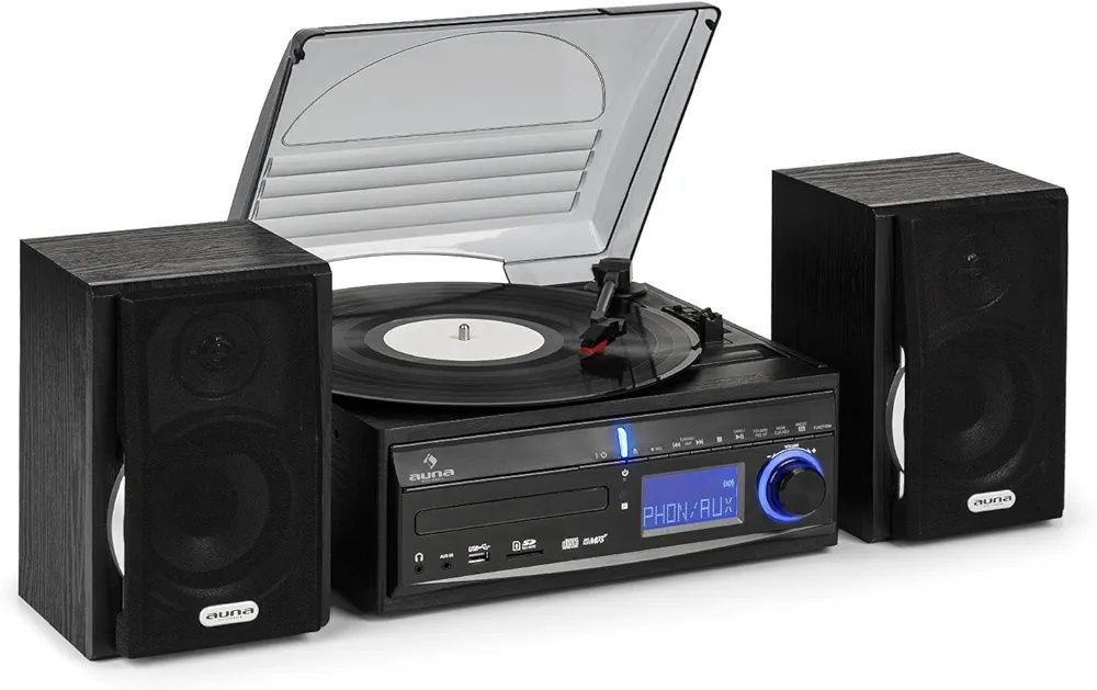 Програвач вінілу, стереосистема Auna Multimedia DS-2