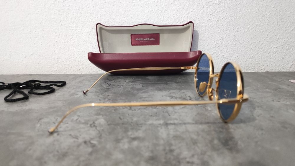 Óculos JacquesMarieMage Diana gold