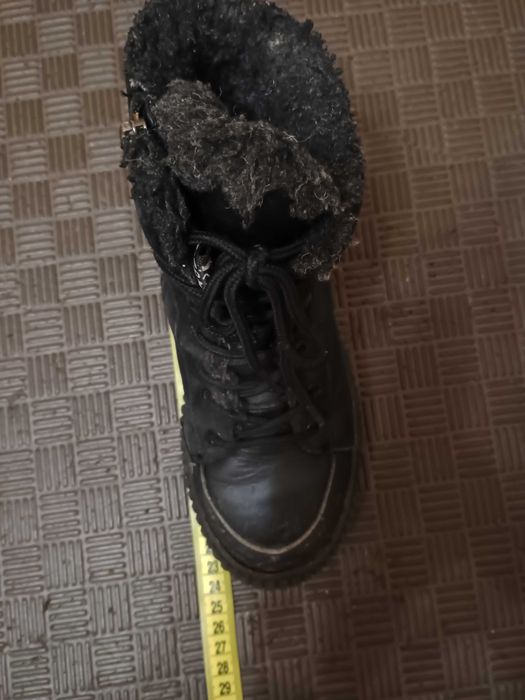 Зимові чоботи, взуття для хлопчика. Ботинки натуральна шкіра