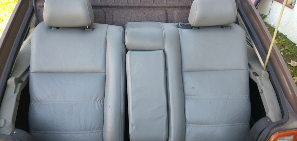 cały komplet foteli skórzanych szarych do Honda Accord VI 1999r