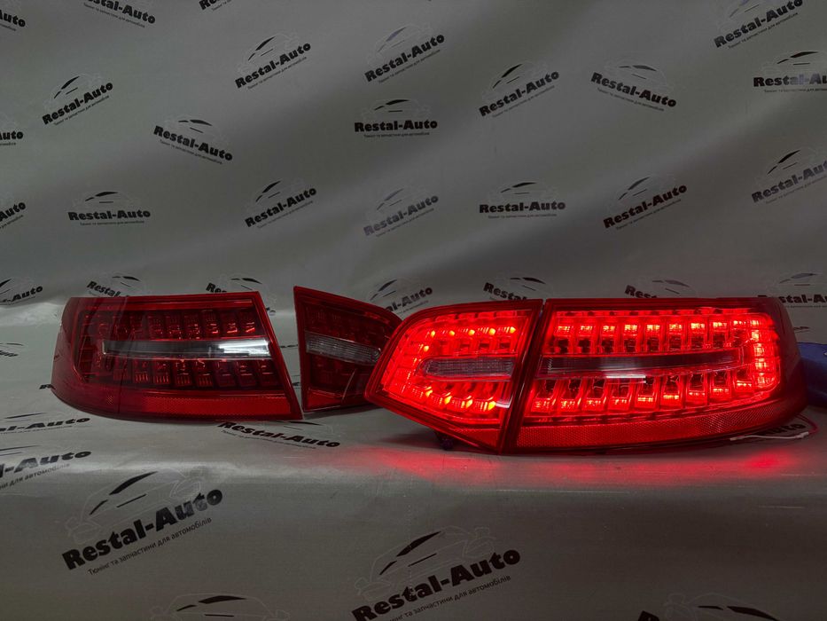 Задні ліхтарі стопи рестайлінг на Audi A6 C6 2009-2011 р | LED Європа