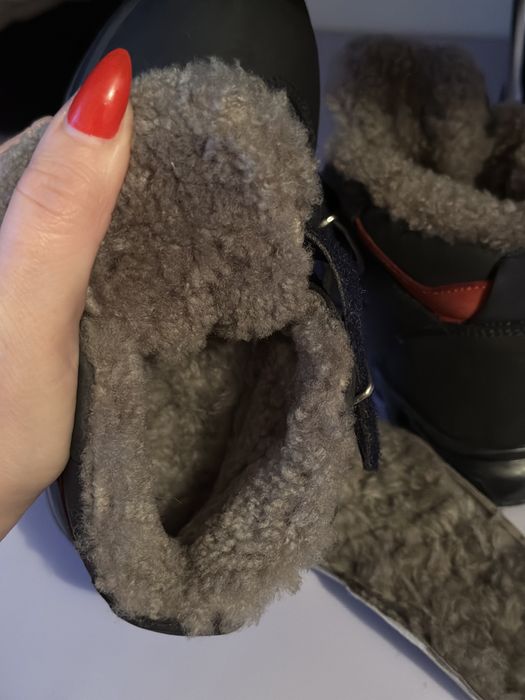 Зимове дитяче взуття хутро цегейка