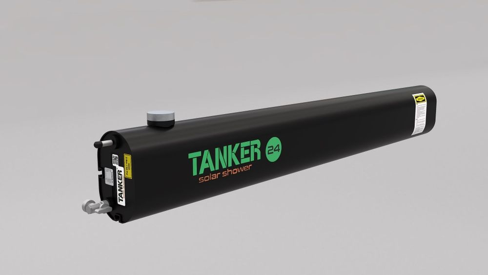 Duche Solar / tanque de água Portátil e pressurizado 24L