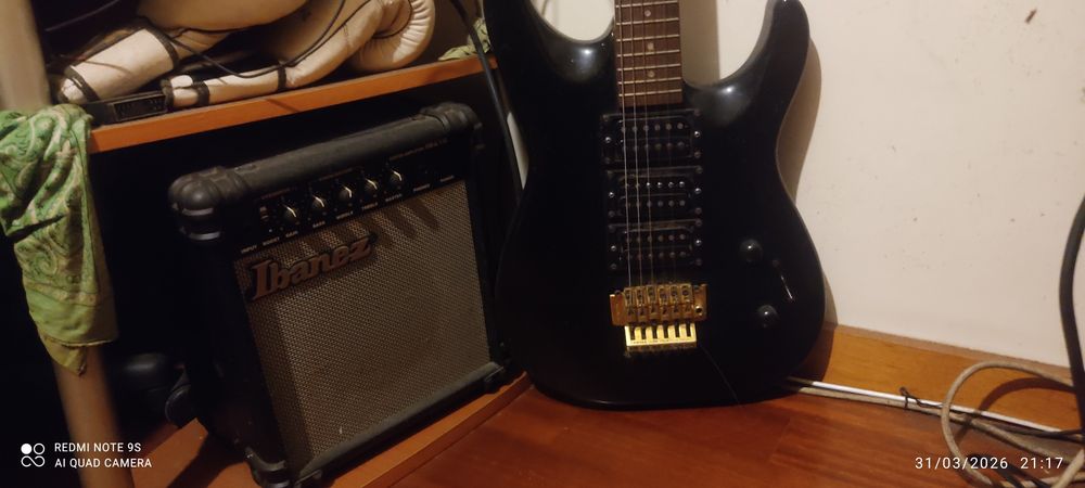 Guitarra+amplificador Ibanez