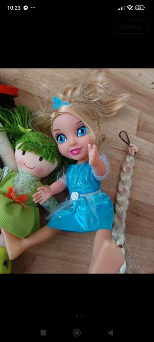 .Nr437) lalki materiałowe lalka Elza