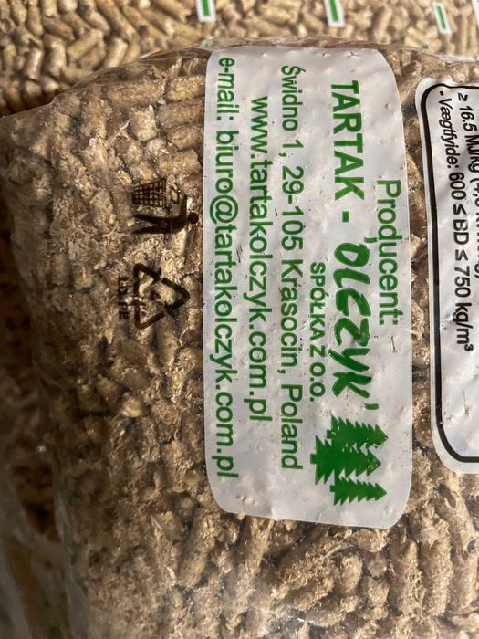 Pelet Drzewny Pellet Olczyk Barlinek Lava Olimp EnPlus A1