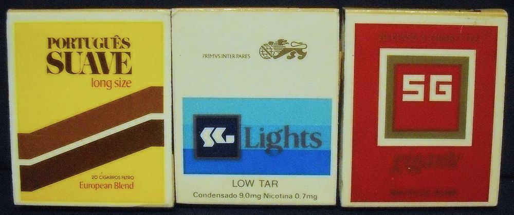 3 Vintage Matchboxes from the 1960s with Matches