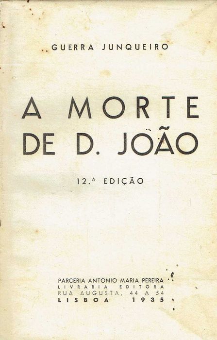 7382 - Literatura -

Livros de Guerra Junqueiro 3 (Vários)