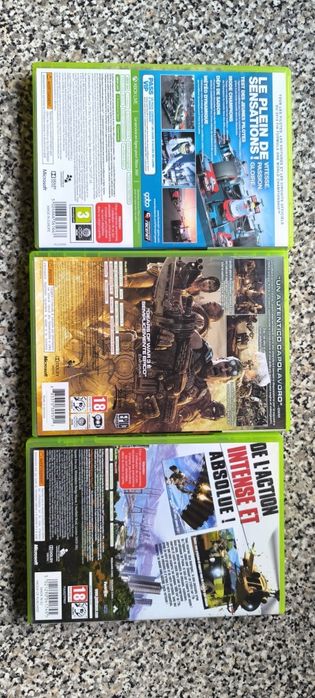 Conjunto de 3 jogos+5 cds danificados