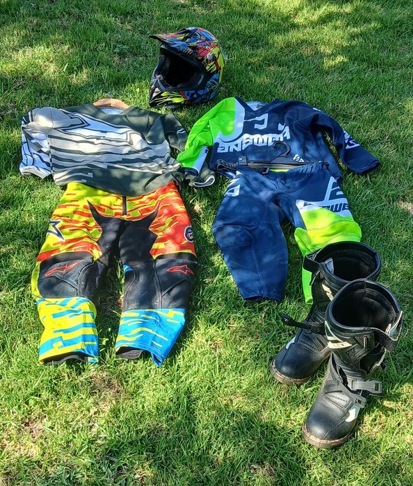 Calças e camisola para enduro / motocross