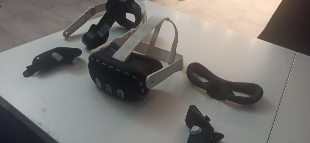 Meta quest 3 gogle vr z dodatkami