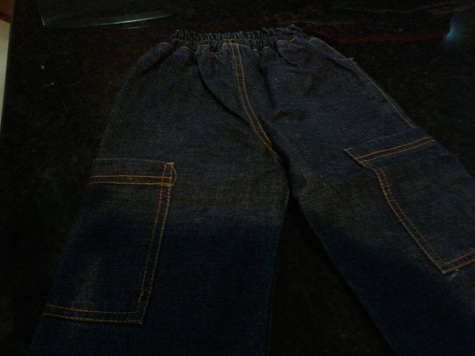 Calças ganga forradas