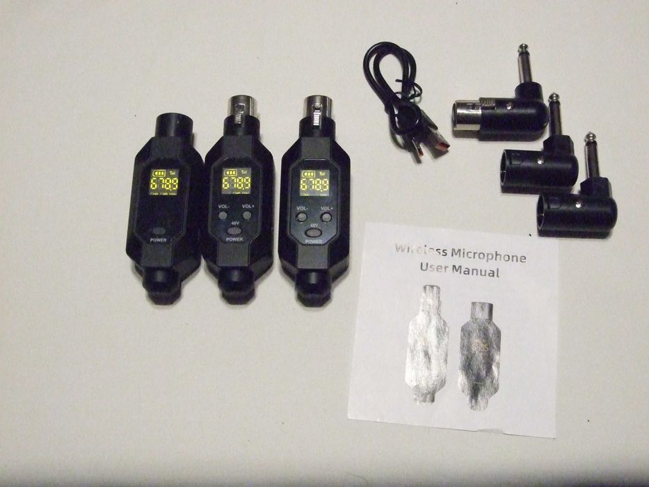 Nowe 2 nadajniki UHF mikrofononowo-instrumentalne z odbiornikiem