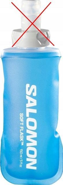 bidon salomon soft flask pojemność 150 ml niebieski materiał tpu