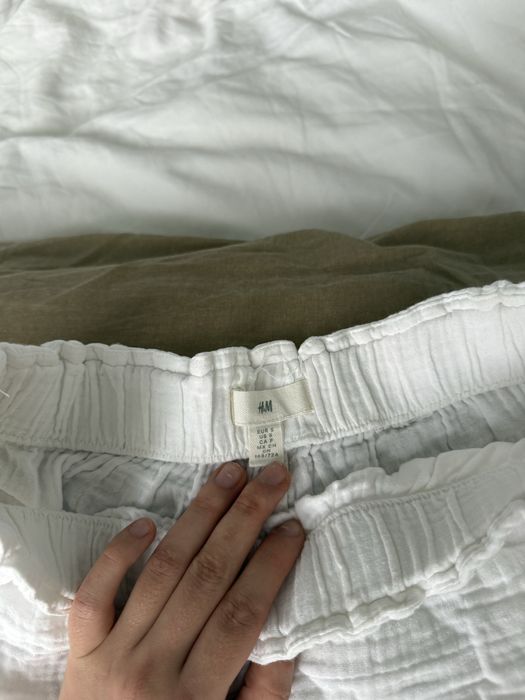 Білі літні шортики h&m