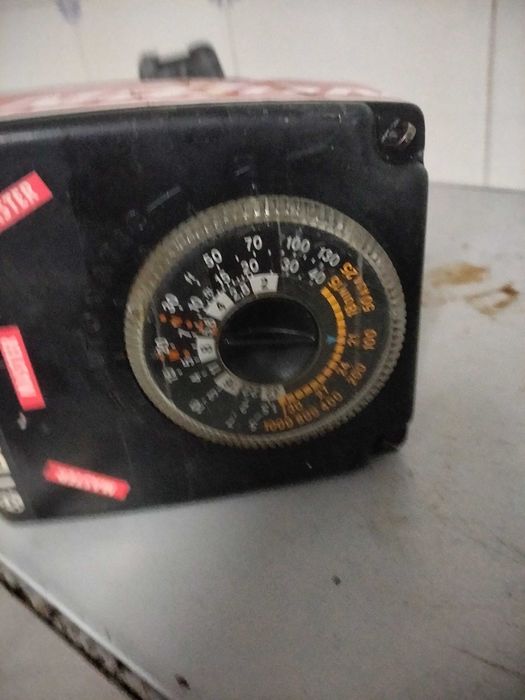 Flash máquina fotográfica antigo para coleção ou peças
