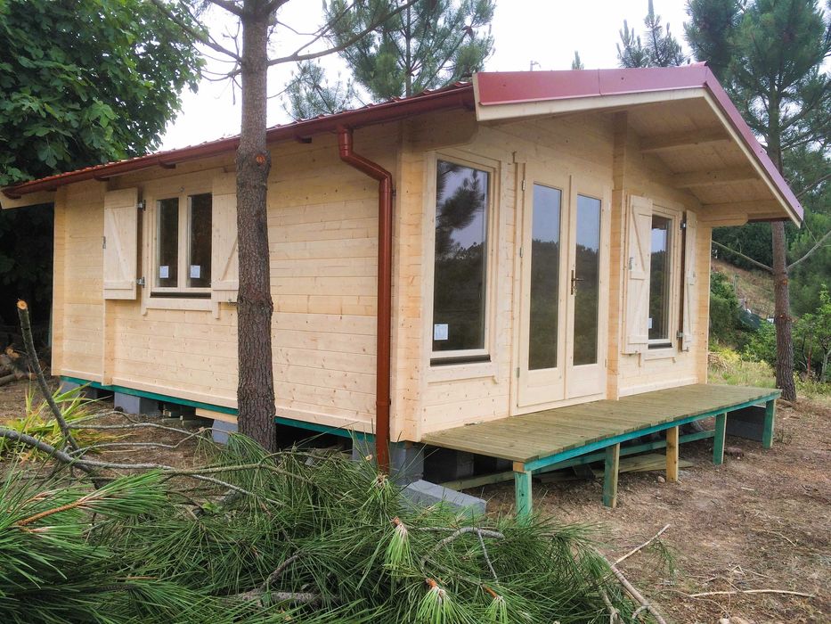 PROMOÇÃO IMPERDÍVEL – CASA DE MADEIRA T1 – 30m² POR APENAS 16800€!