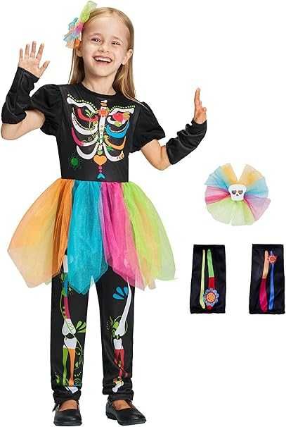 Nowy kostium / szkielet / przebranie / strój / karnawał / R-128 !3385!