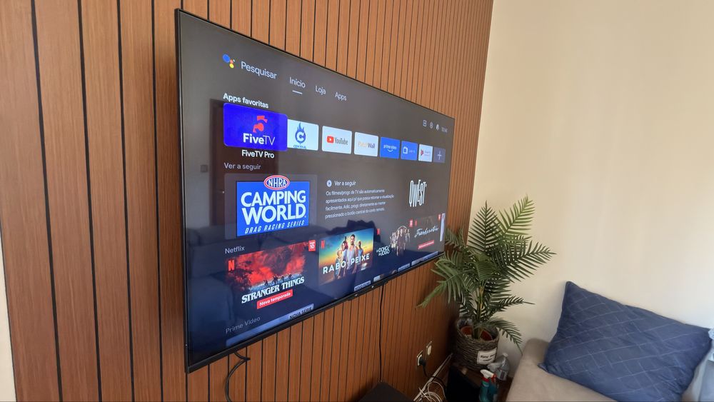 Smart TV Xiaomi 43 polegadas - Como nova - Molduras finas