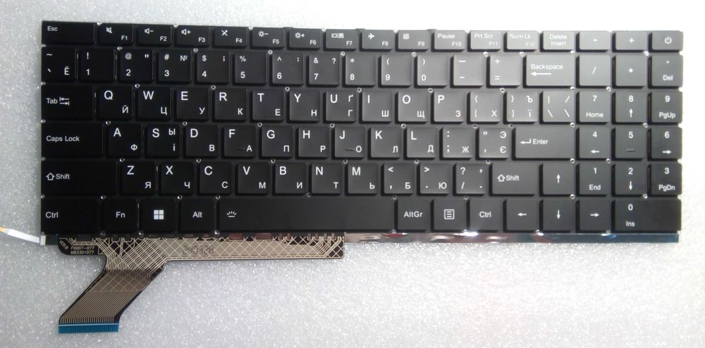 Клавіатура MB3301077 F0007-077 для ноутбука Pixus BIT, б/у