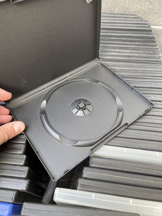 Lote de Caixas de DVD Vazias (Estojos Pretos/Transparentes) – Ótimo Estado