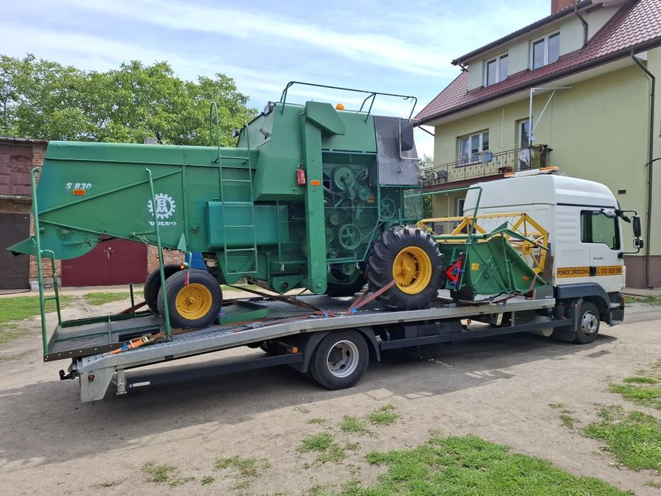 Pomoc drogowa  laweta transport maszyn