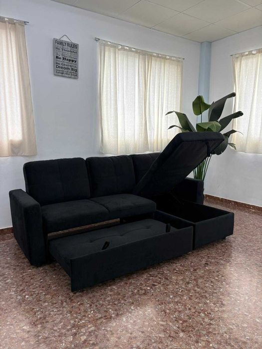 Sofa cama chiselongue reversivel Novo Levamos a sua casa Envio gratis
