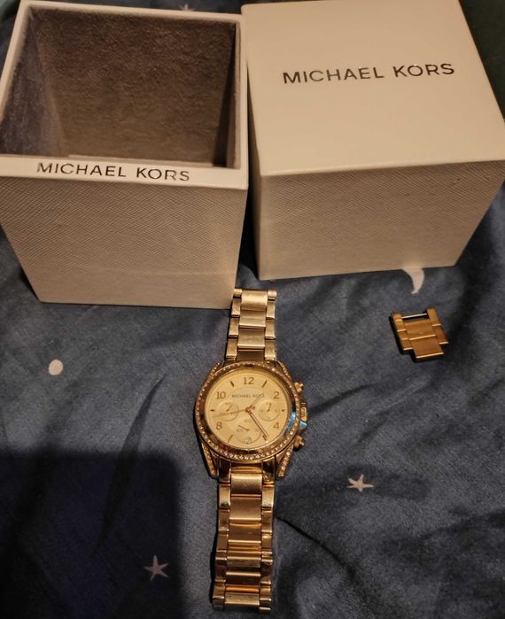 Michael Kors MK5166 Zegarek damski Złoty pasek Złota tarcza 39 mm + pudełko