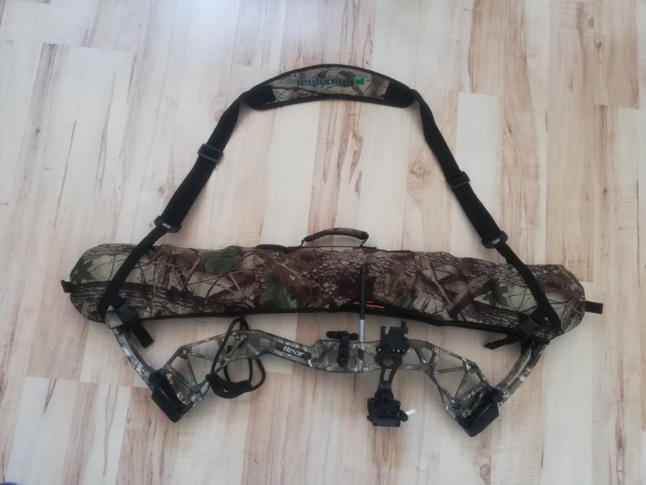 Nosidło pokrowiec na łuk bloczkowy Camo USA Torba Plecak walizka