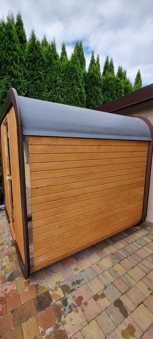 Sauna ogrodowa drewniana