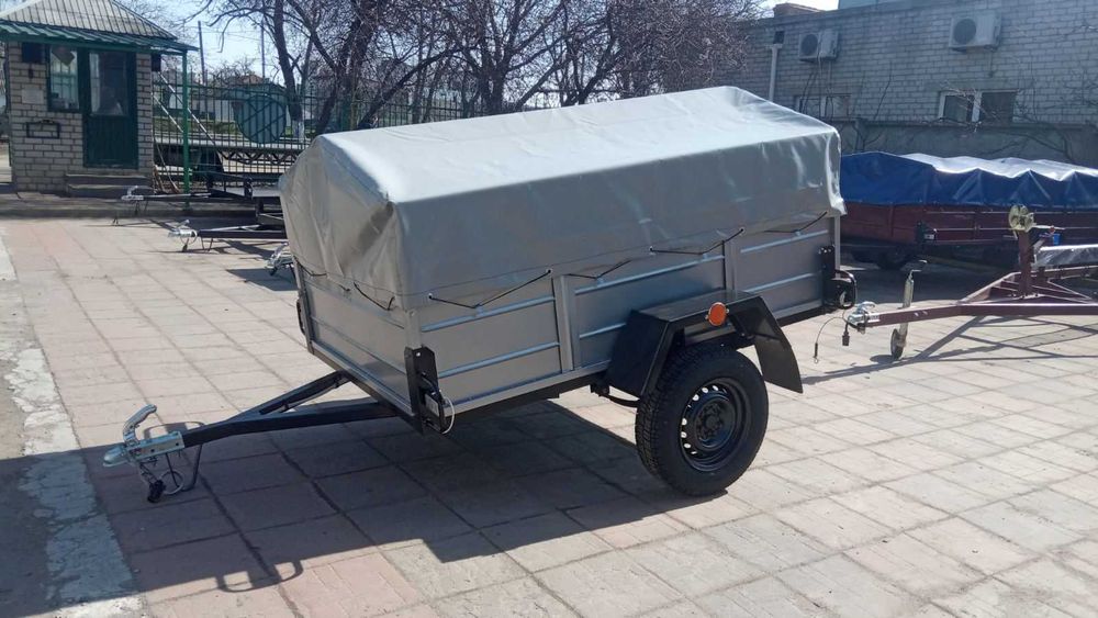 Прицеп  Причіп посилений 2300/1300/510 із заводу. Документи. Доставка.