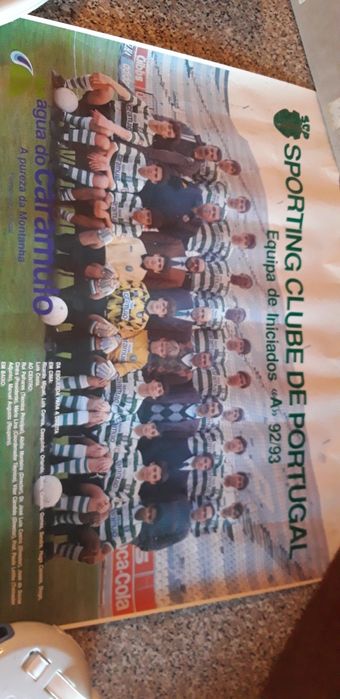 Poster A3 Iniciados Sporting 92/93