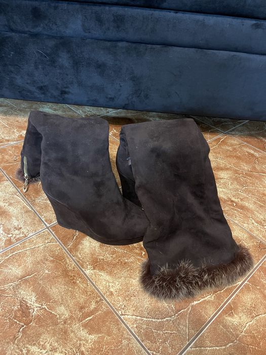 Ботфорди  зимові високі