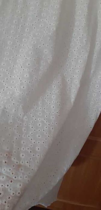 Vestido Branco Bordado Inglês