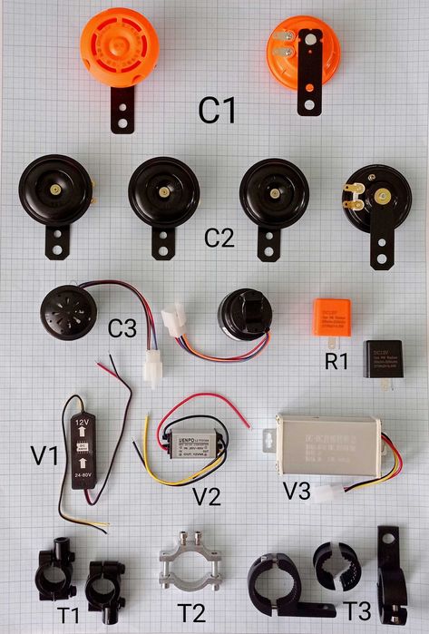 Фари стопи сигнали поворотники кнопки на електровелосипед самокат