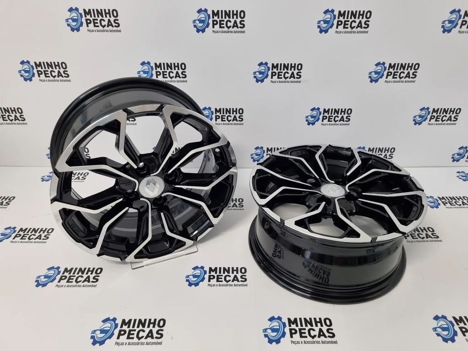 Jantes Renault Clio RS em 15 Preto Polido (4x100)
