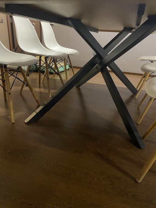 Mesa Jysk tampo em madeira carvalho