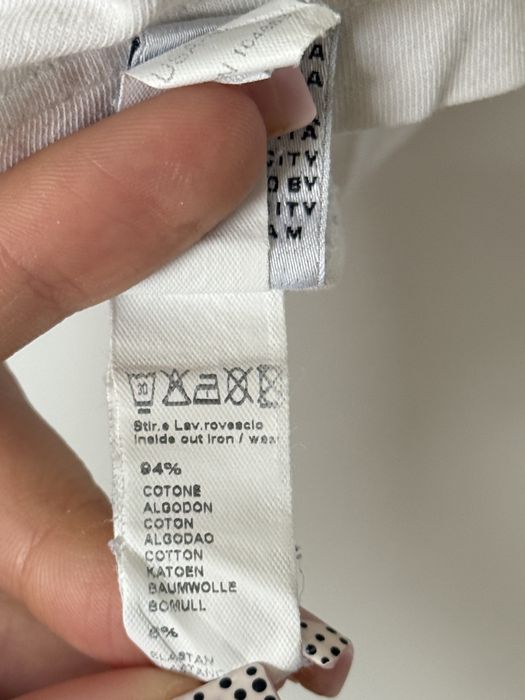 Biały T-shirt D&G Dolce & Gabbana Underwear